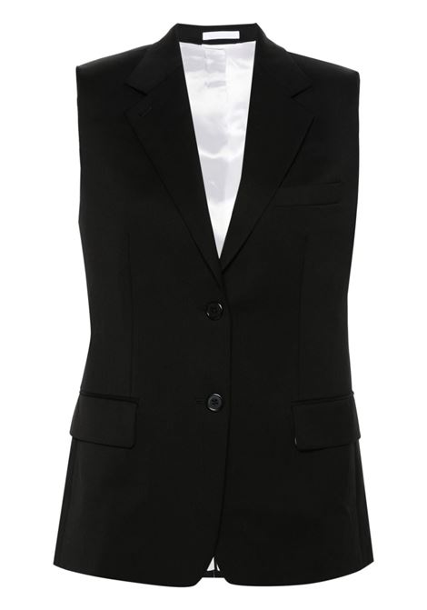 Black tailored gilet - women HELMUT LANG | O01HW110001